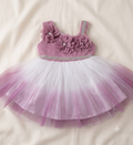 Enchanting Lavender Ombré Party Dress for Little Girls