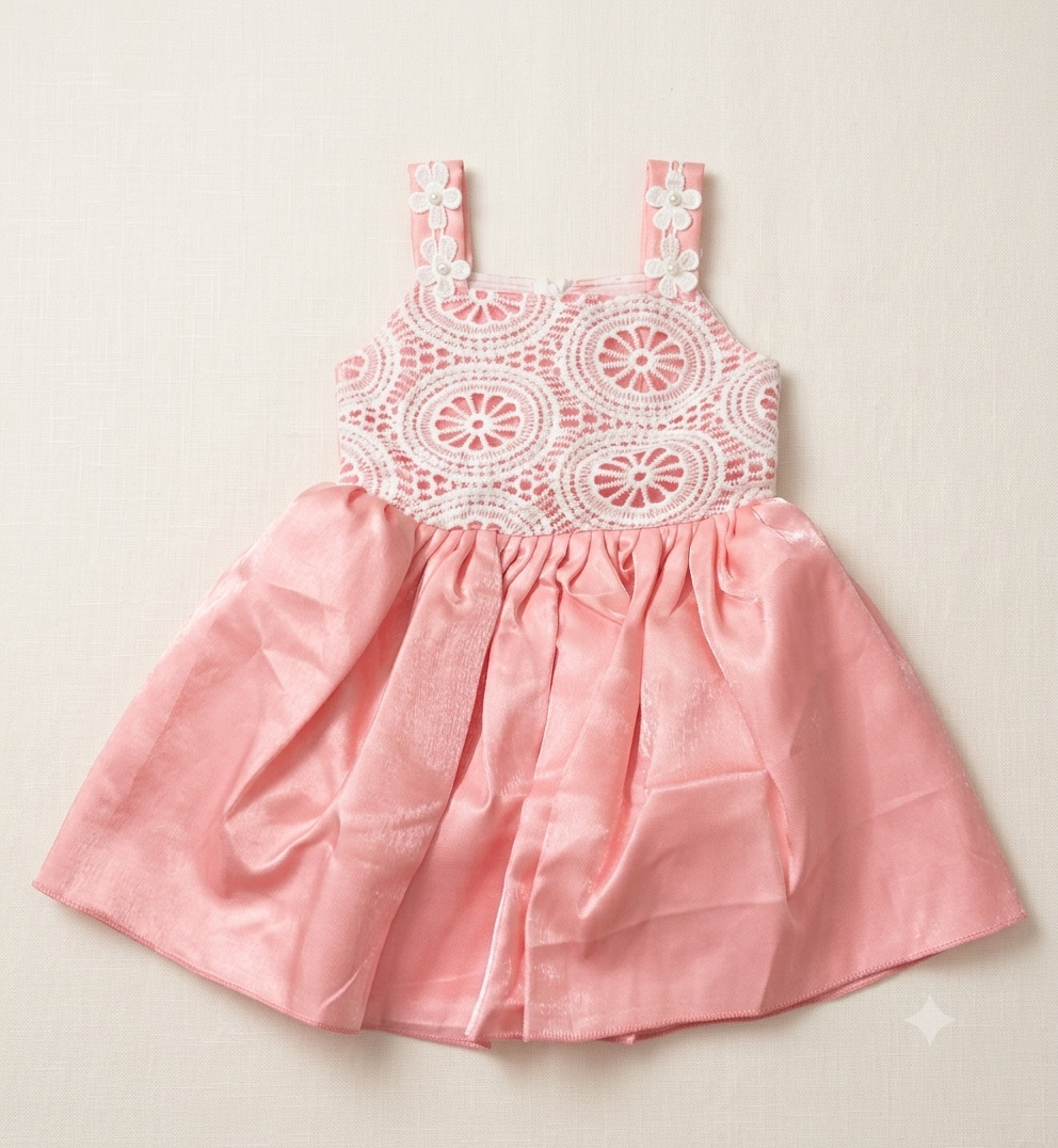 Orange Embroidered Party Dress for Girls | Junglesden