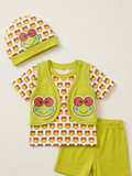 Junglesden Little Froggy Lime 4-Piece Baby Set