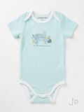 Junglesden Little Wild Friend Striped Baby Bodysuit