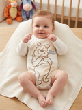 Classic Pooh Bear Full-Sleeve Baby Wrap Romper